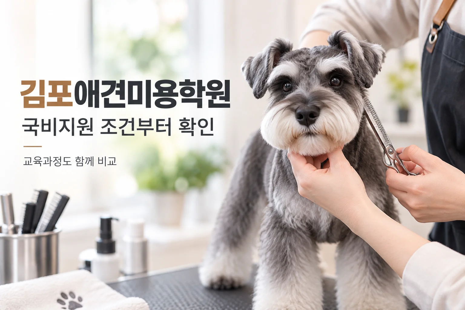 김포애견미용학원 국비지원 찾기 전, 내 조건과 맞는 과정인지 확인하세요 - 이바우펫