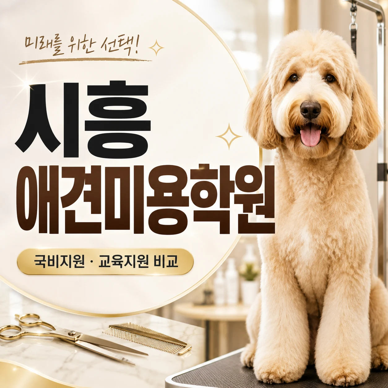 시흥애견미용학원, 지원제도부터 비교하면 선택이 쉬워집니다 - 이바우펫
