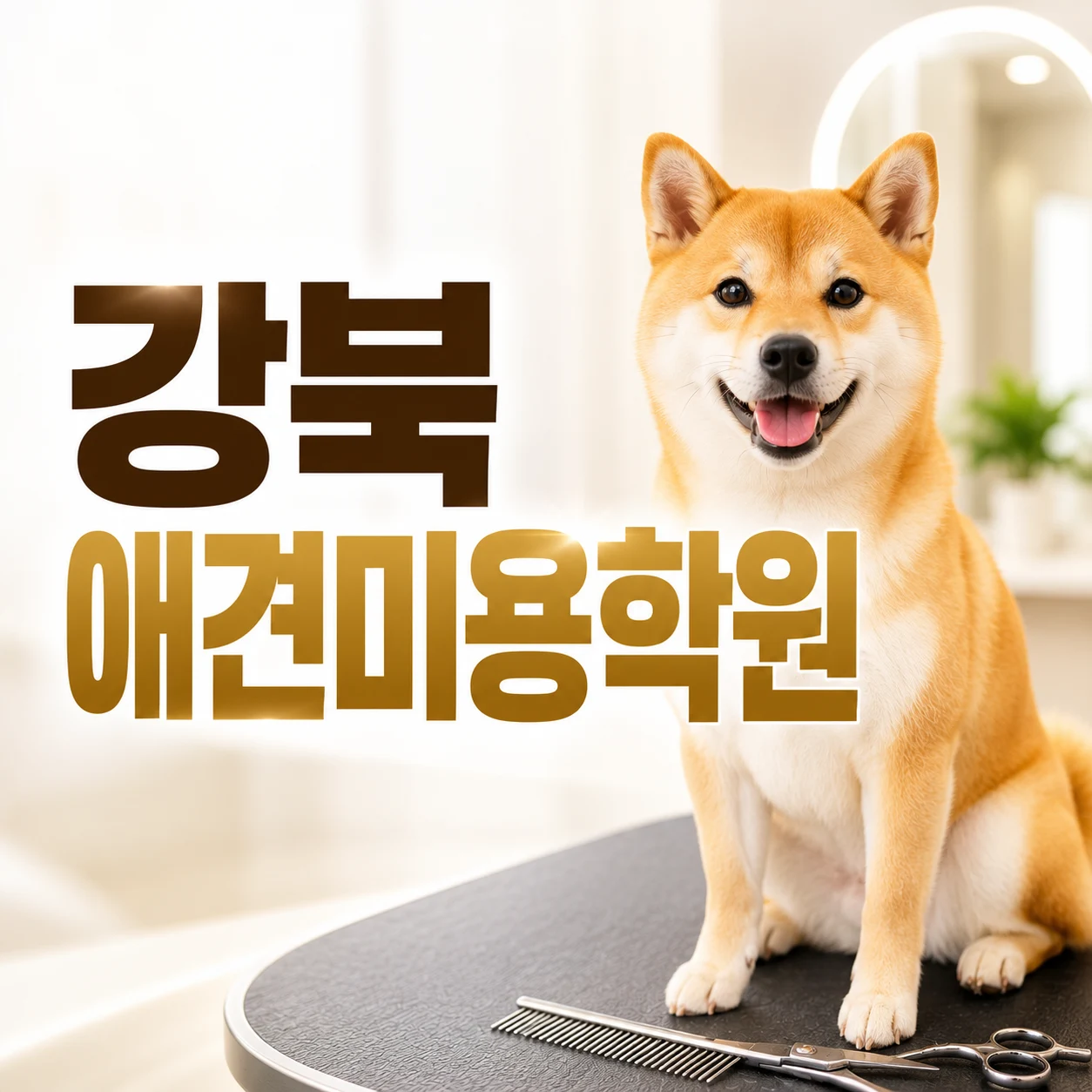 강북애견미용학원 국비지원만 보고 결정할 필요는 없습니다 - 이바우펫