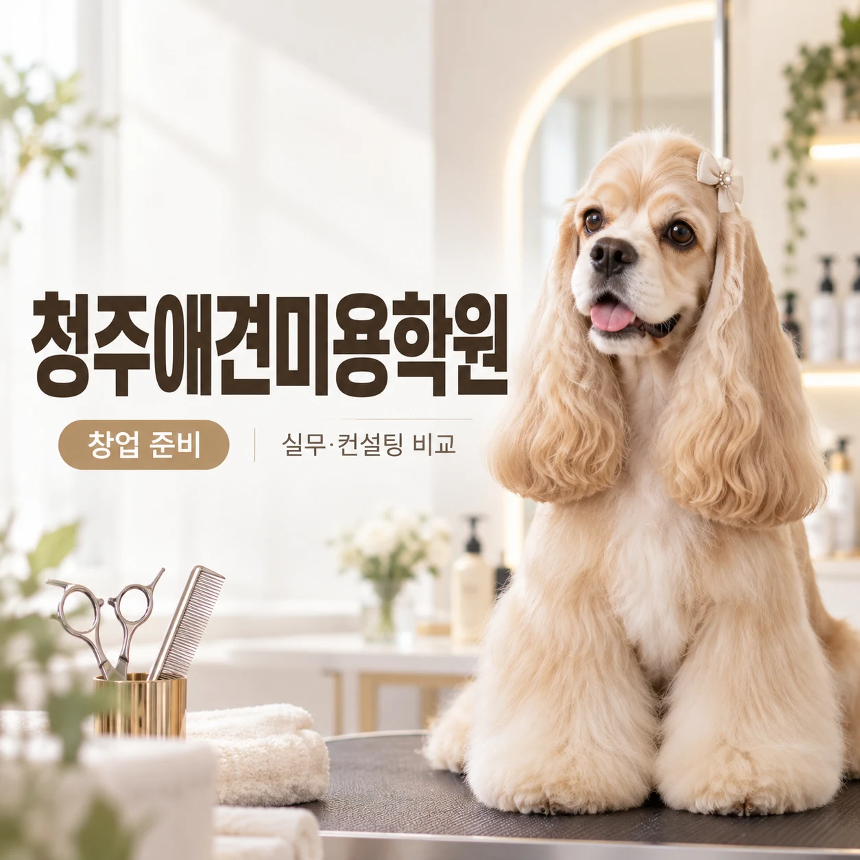 청주애견미용학원 알아본다면, 창업반은 무엇을 준비해야 할까요? - 이바우펫