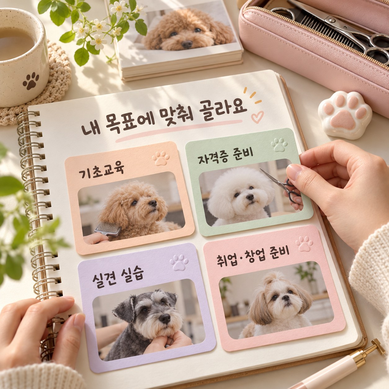 기초교육부터 취업·창업까지 교육 목표를 정리한 노트
